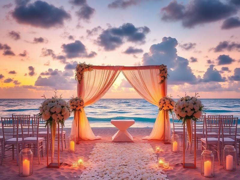 Boda frente al mar